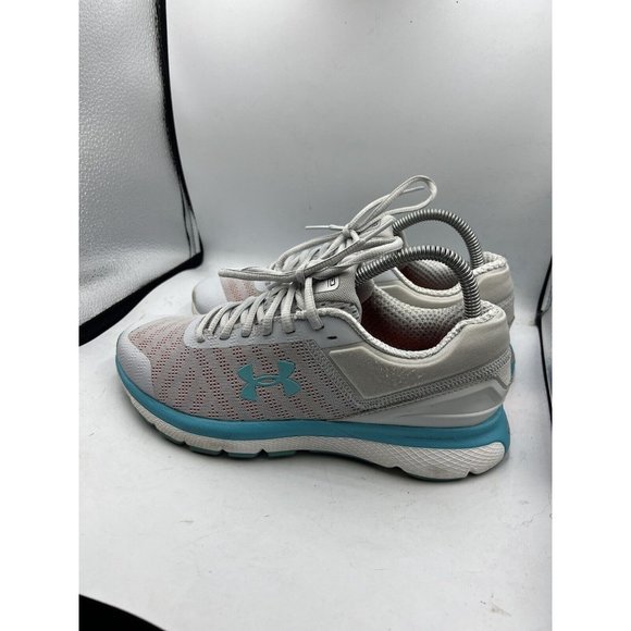 Under Armour Womens Charged Europa 3021246-103 Gray Running Sneakers Size 8.5 - Picture 3 of 7